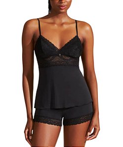 Babydoll Recco Microfibra com Renda 17837