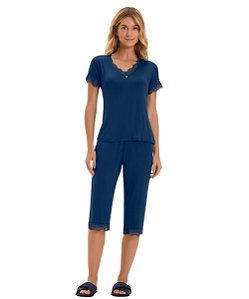 Pijama Feminino Pescador Cor com Amor 2010981