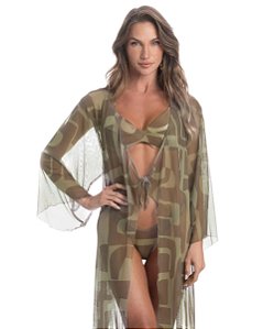 Kaftan Longa em Tule Daniela Tombini 8752