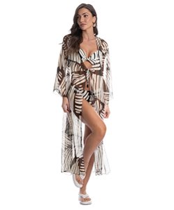 Kaftan Longa em Tule Daniela Tombini 9392
