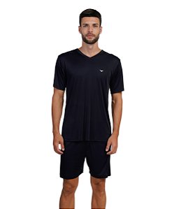 Pijama Masculino Curto em Liganete Podiun 268018