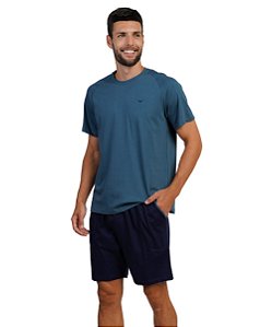 Pijama Masculino Curto em Malha Podiun 268030