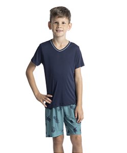 Pijama Masculino Curto Infantil Tombini 9198