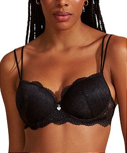 Sutiã com Bojo e Renda Recco 17900