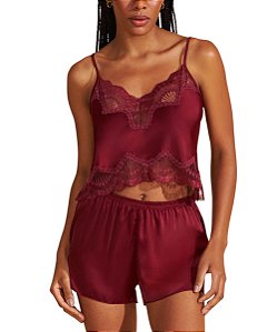 Babydoll Charmeuse com Renda Recco 18087