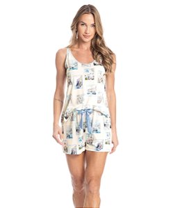 Pijama Feminino Regata Daniela Tombini 1274