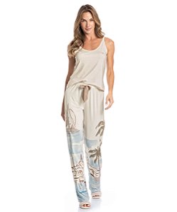 Pijama Feminino Calça com Regata Daniela Tombini 9840