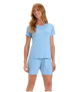 Pijama Feminino Bermuda Cor com Amor 2010886