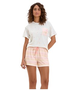 Pijama Feminino Curto Cor com Amor 2010929