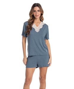 Pijama Feminino Curto em Viscose Daniela Tombini 9934E