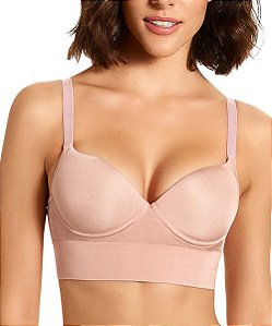 Sutiã Modelador Meia Taça Com Bojo Plie 60156