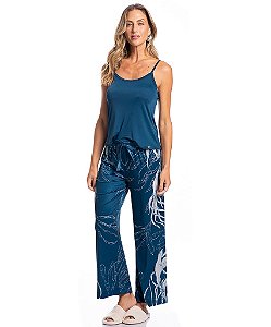 Pijama Femino Longo Regata Daniela Tombini 4182