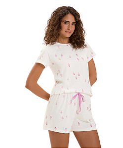 Pijama Feminino Curto Cor com Amor 2010797