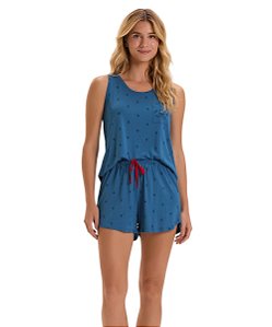 Pijama Feminino Regata Cor com Amor 2010889