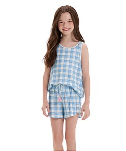 Pijama Infantil Feminino Regata Cor com Amor 2050145