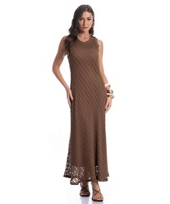 Vestido Feminino Longo Daniela Tombini 1094