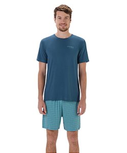 Pijama Masculino Curto Cor com Amor 2030188