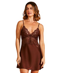 Camisola Curta em Cetim Recco 18453