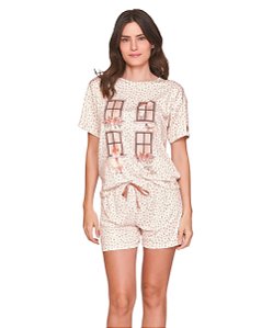 Pijama Feminino Curto Lua Lua 113.1107.85