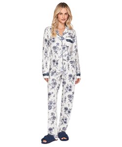 Pijama Feminino Longo com Abertura Lua Lua 031110585