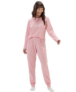 Pijama Feminino Longo Cor com Amor 2011234