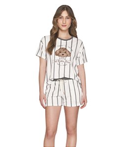 Pijama Feminino Curto Lua Lua 119110785