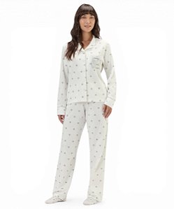 Pijama Masculino Longo Abotoado Cor com Amor 2011215