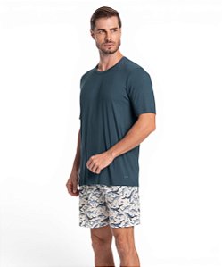 Pijama Masculino Curto Tombini 6948F