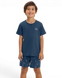 Pijama Masculino Curto Infantil Cor com Amor. 2060106