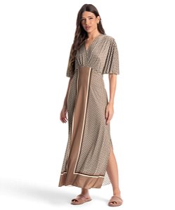 Kaftan Feminina Longa Daniela Tombini 8366F