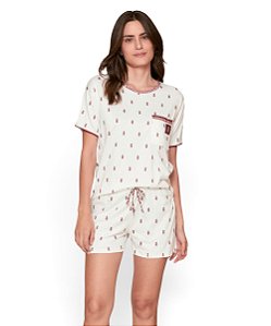 Pijama Feminino Curto Lua Lua 113110786