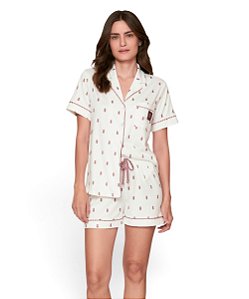 Pijama Feminino Abotoado Lua Lua 113111886
