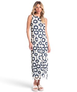 Vestido Regata Feminino Em Tule Daniela Tombini 7148