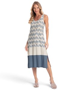 Vestido Midi em Viscose Daniela Tombini 8408