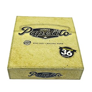 Seda Papelito Brown Large King Size - Display 25 un