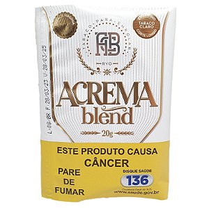 Tabaco Acrema Blend Original Hash 20g - Unidade