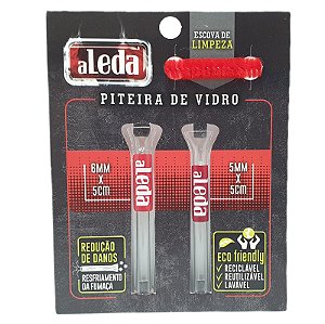 Piteira de Vidro aLeda c/ Escova Limpeza - Unidade