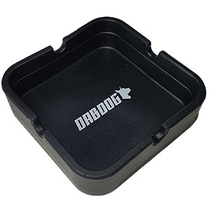 Cinzeiro Silicone DabDog Quadrado Preto - Unidade