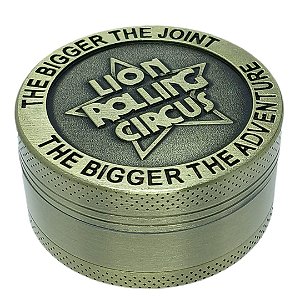 Dichavador Lion Rolling Circus Metal Gold 3 partes - Unidade