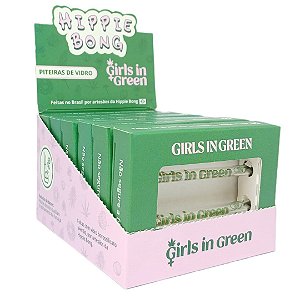 Piteira de Vidro Hippie Bong x Girls and Green 5mm - Display 6 un