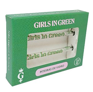 Piteira de Vidro Hippie Bong x Girls and Green 5mm - Unidade