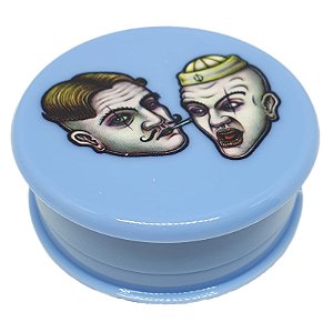 Dichavador Lion Rolling Circus Acrílico 3 Partes Azul - Unidade