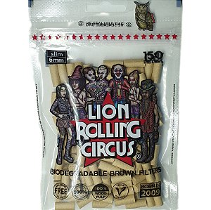 Filtro Lion Rolling Circus Biodegradavel - Unidade