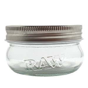 Pote Vidro Raw Mason Jar 6 Oz - Unidade