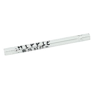 Piteira de Vidro Longa Hippie Bong 4mm - Unidade