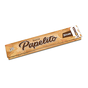 Seda Papelito Brown Longa King Size - Unidade