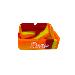Cinzeiro Bear Silicone Quadrado - Unidade