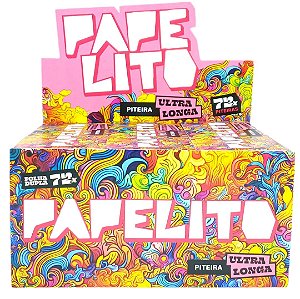 Piteira Papelito Ultra Longa Dupla 2x1 - Display 30 un