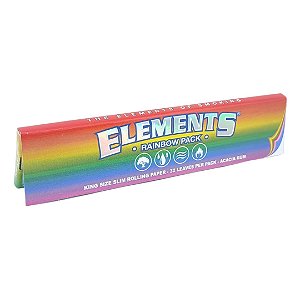 Seda Elements Rainbow Slim King Size - Unidade