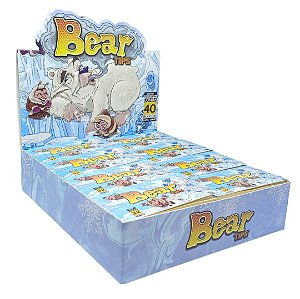 Piteira Tabear Tips Longa Papel Vergê - Display 40 un